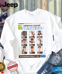 Funny Mlb the all star ballot finals 2024 American league starters shirt