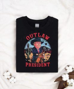 Funny Outlaw President 2024 Election Vintage Shirt