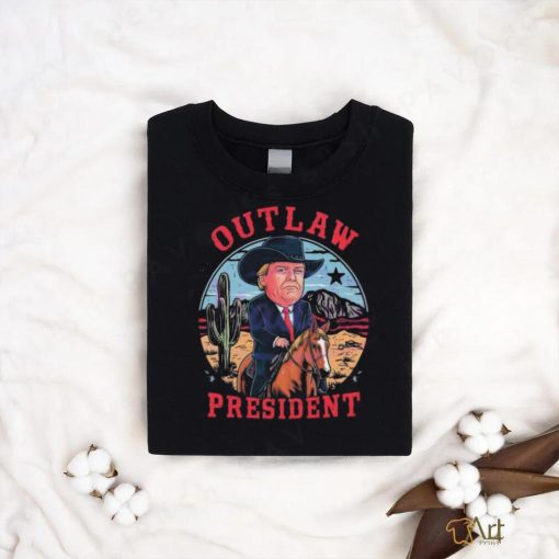 Funny Outlaw President 2024 Election Vintage Shirt