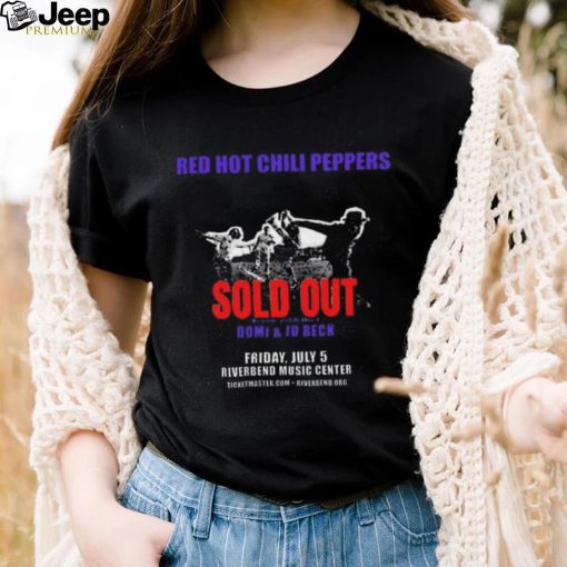 Funny Red hot chili peppers sold out july 5 2024 riverbend music center shirt