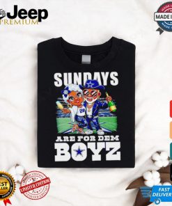 Funny Sundays are for Dem Boyz Dallas Cowboys caricature shirt