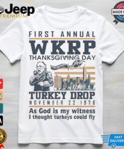 Funny Thanksgiving WKRP Turkey Drop T Shirt