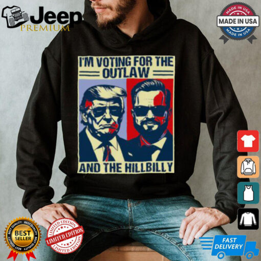 Funny Trump Flag Outlaw Hillbilly JD Vance 2024 Donald Trump T Shirt