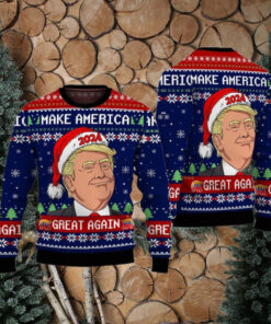 Funny Trump President Christmas Sweater