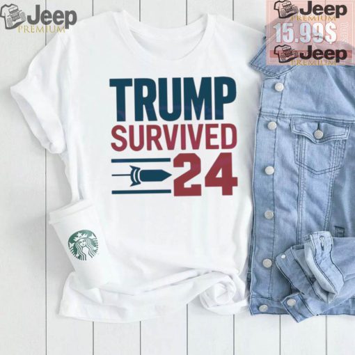 Funny Trump survived election campaign 2024 shirt