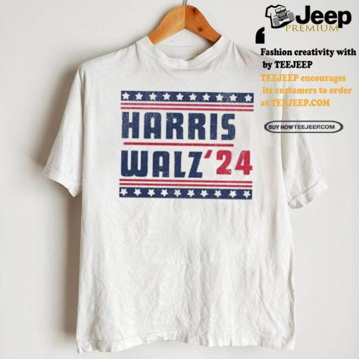 Funny Vintage Harris Walz 2024 Presidential Election T Shirt