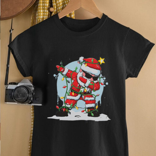 Funny Xmas Lover I Ugly Christmas I Dabbing Santa Claus shirt