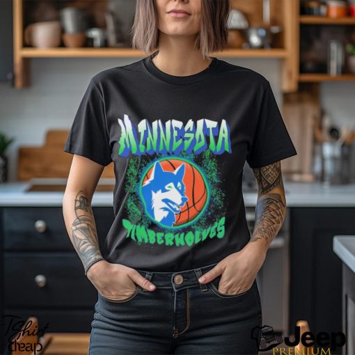 Funny minnesota Timberwolves Basketball Vintage Wolf Shirt