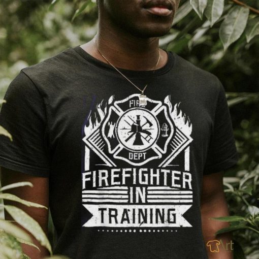 Future Firefighter In Training Thin Red Line Shirt