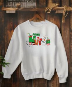 Future Nurse Christmas Elf Santa shirt