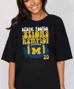 National Champions Groovy 2023 Michigan Wolverines Shirt