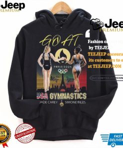 GOAT Paris 2024 USA Gymnastics Jade Carey and Simone Biles Signatures shirt