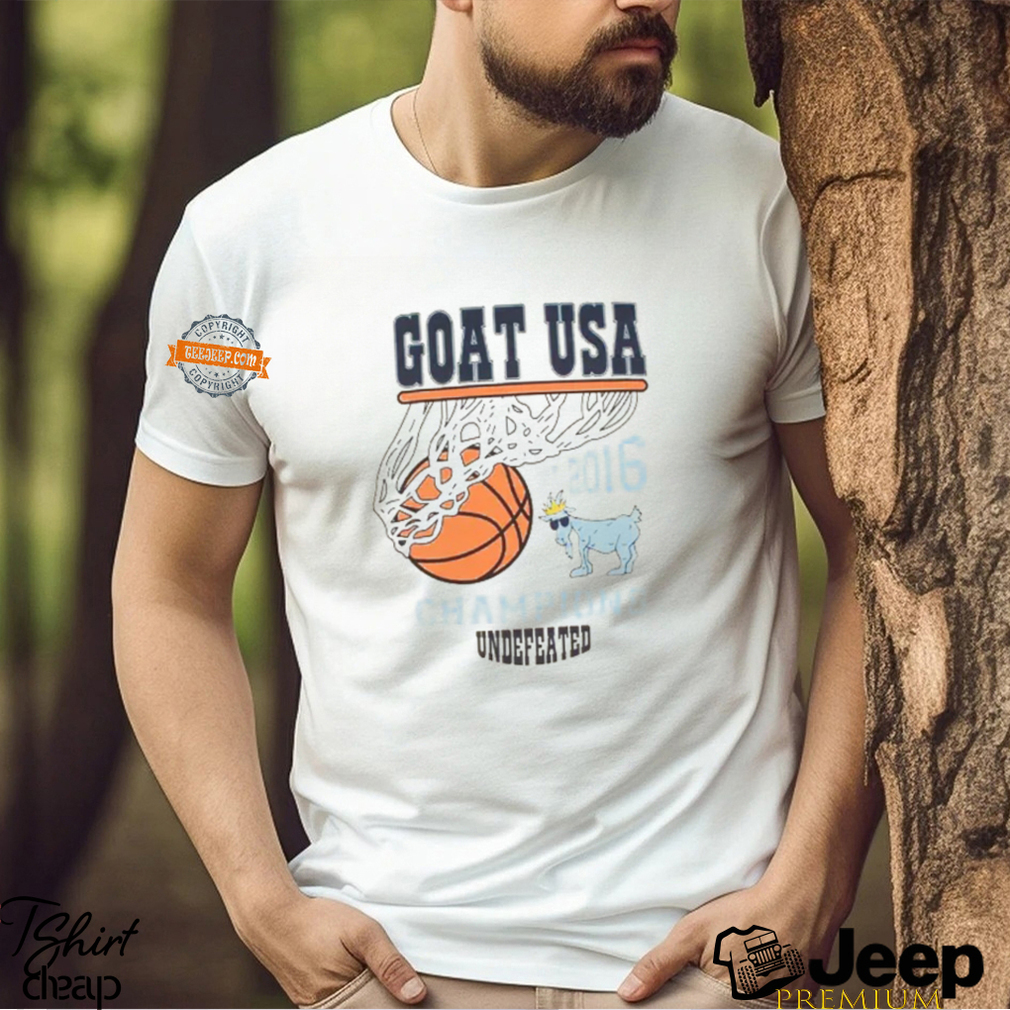 GOAT USA Youth Undefeated Basketball T Shirt