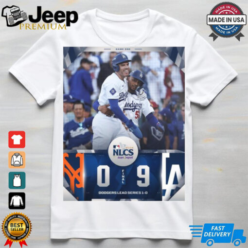 Game 1 Los Angeles Dodge 9 0 New York Mets MLB 2024 NLCS Final Score t shirt