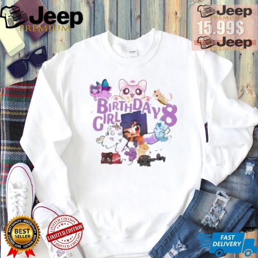 Gamer Birthday Girl Gamer Cat Shirt