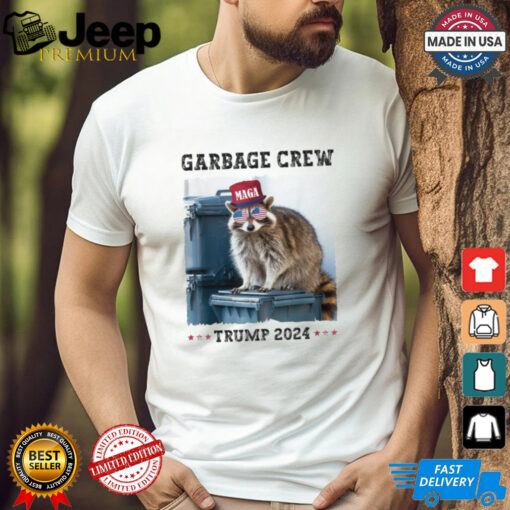 Garbage Crew Maga Trump 2024 Raccoon T shirts