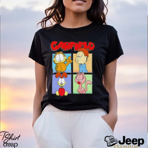 Garfield Group Box Up Poster shirt