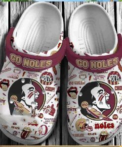 Garnet and White FSU Crocs Go Noles Crocs