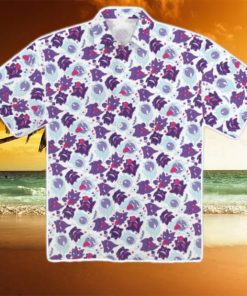 Gengar Haunter Gastly Hawaiian Shirt