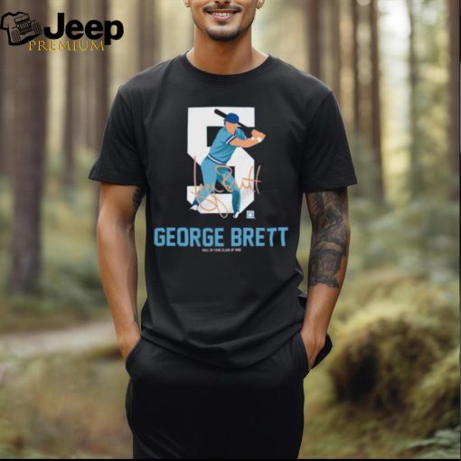 George Brett Baseball Hall of Fame Member Signature t shirt