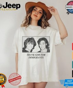 George Michael And Andrew Ridgeley Wham Thank God For Immigrants T shirts