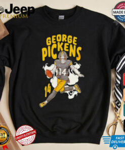 George Pickens 14 Pittsburgh Steelers football graphic shirt