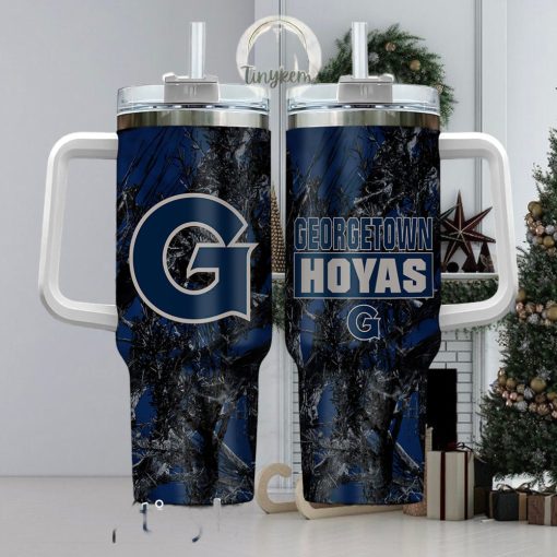 Georgetown Hoyas Realtree Hunting 40oz Tumbler