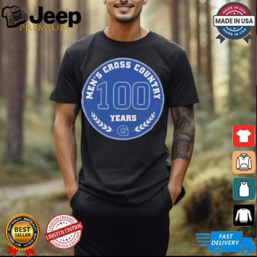 Georgetown University Men’s Cross Country 100 Years Anniversary T Shirt