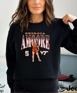 Georgia Amoore Virginia Tech cartoon shirt