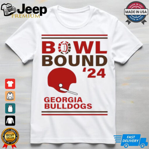 Georgia Bulldogs 2024 Bowl Bound Helmet Shirt