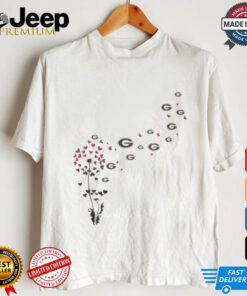 Georgia Bulldogs Floral Dandelion Shirt