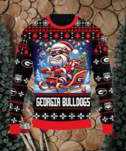 Georgia Bulldogs Football NCAA Ugly Christmas Sweater