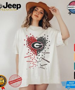 Georgia Bulldogs Heart Shirt