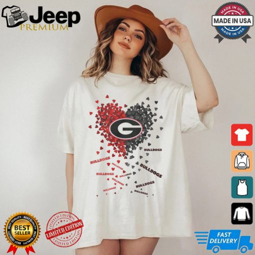 Georgia Bulldogs Heart Shirt