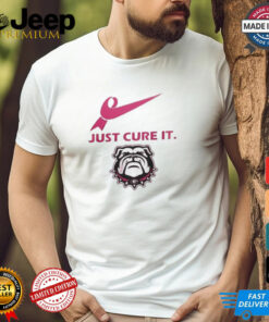 Georgia Bulldogs Just Cure It 2024 T Shirt White