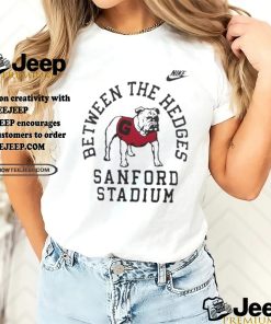 Georgia Bulldogs Nike Between The Hedges Sanford Stadium Shirt