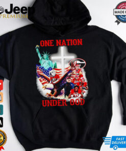 Georgia Bulldogs one nation under God shirt
