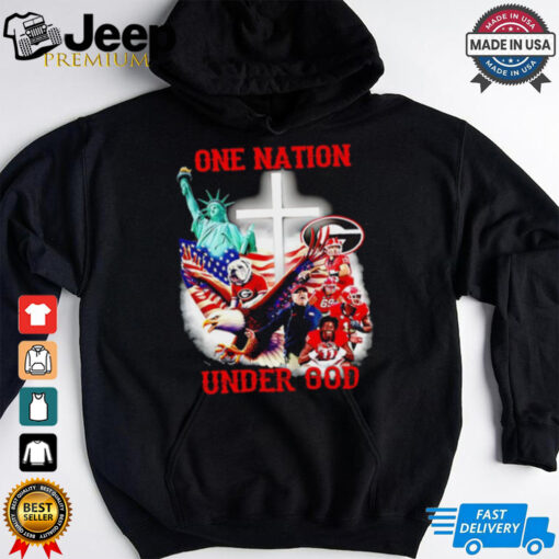 Georgia Bulldogs one nation under God shirt