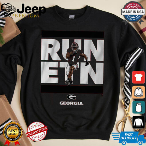 Georgia Football Trevor Etienne Run ETN T Shirt