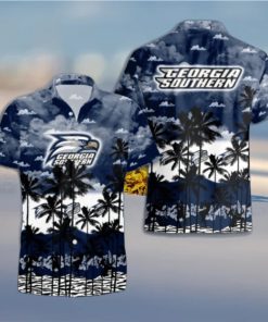 Georgia Southern Eagles Palms Tree Hawaiian Shirt