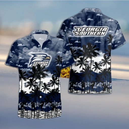 Georgia Southern Eagles Palms Tree Hawaiian Shirt