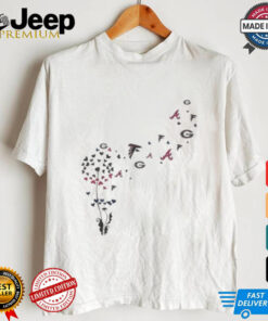 Georgia Sports Teams Floral Dandelion Shirt