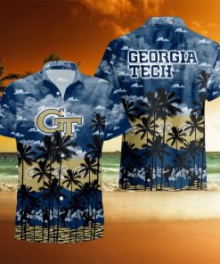 Georgia Tech Yellow Jackets Tropical Hawaiian Shirt