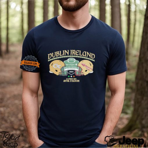 Georgia Tech Yellow vs Florida State Seminoles 2024 Dublin Ireland Aer Lingus College Football Classic Team Shirt