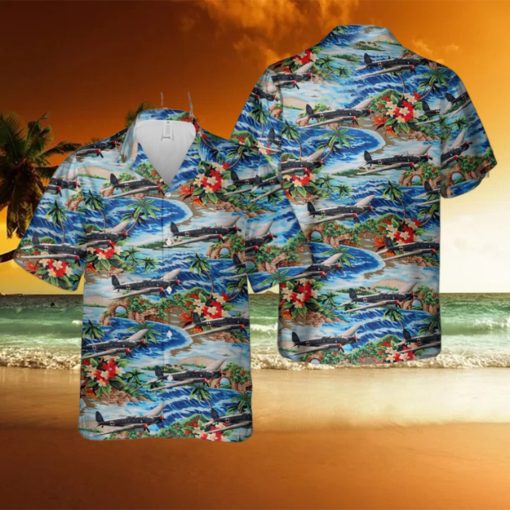 German Air Force Heinkel He 111 Bomber Aircraft In WW2 Hawaiian Shirt