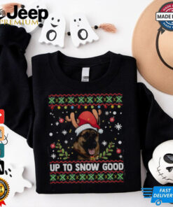 German Shepherd Dog Reindeer Ugly Christmas German Shepherd T Shirt