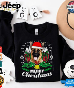 German Shepherd Merry Christmas Dog Lover Gift German Shepherd T Shirt