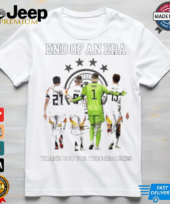 Germany National Football Team end of an Era thank you for the memories signature shirt