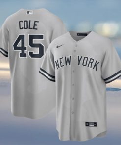 Gerrit Cole Gray New York Yankees Road Replica Player Name Jersey