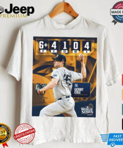 Gerrit Cole New York Yankees MLB Delivered A Quality Start In His First World Series 2024 Poster t shirt